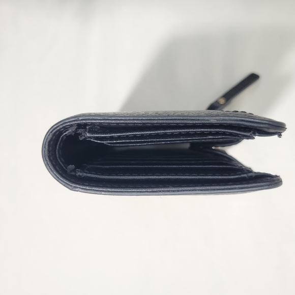 Kate Spade Tellie Wallet, Black Leather & Gold Hardware - Picture 6 of 16